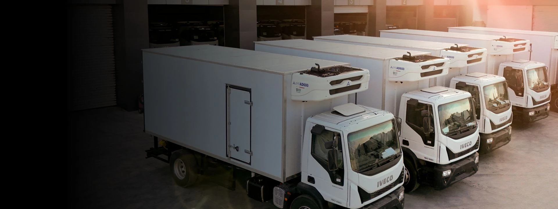 Asad AD-800 diesel transport refrigeration unit for heavy trucks, Saudi Arabia