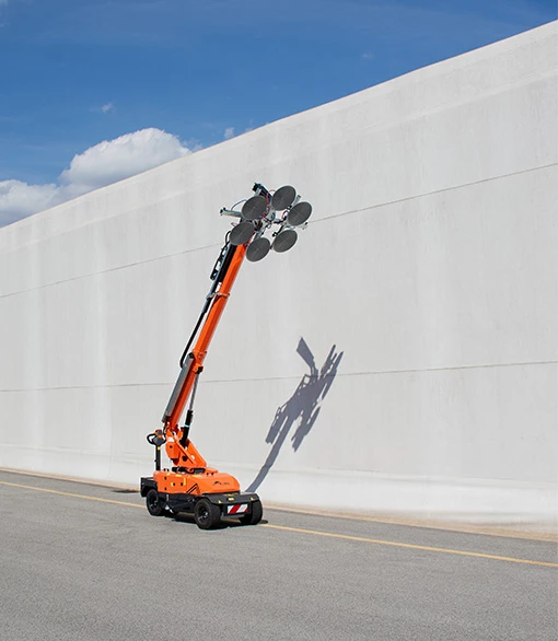 MPK 10 minipicker crane - 990 kg max load, 4.8m height, Saudi Arabia