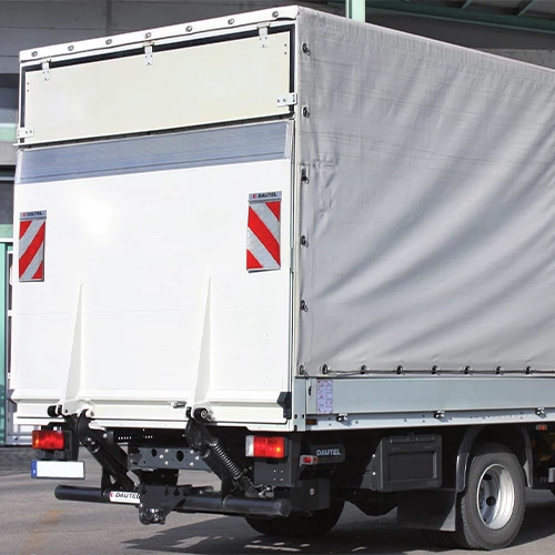 Dautel DFL-1000 fold platform tail lift - delivery van, Saudi Arabia