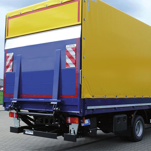 Dautel DL-1500L column tail lift - medium trucks, Saudi Arabia