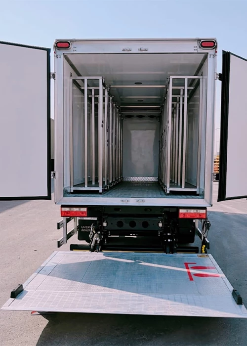Dautel tail lift installed on delivery truck - Asad Tech KSA